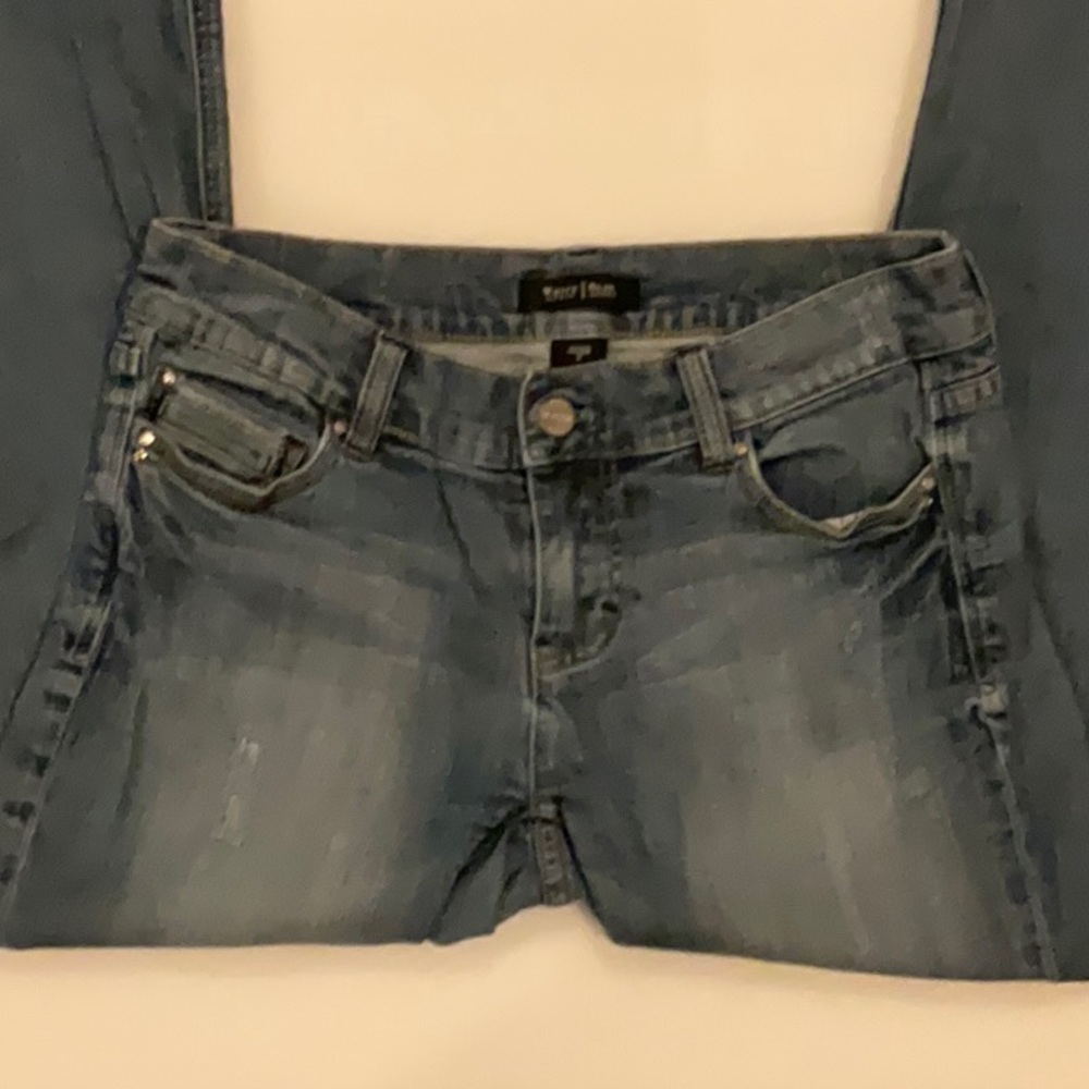 White House Black Market Noir Jeans Wash Denim Casual Womens 2